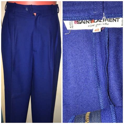 anni 80 yves saint laurent|yves saint laurent pants.